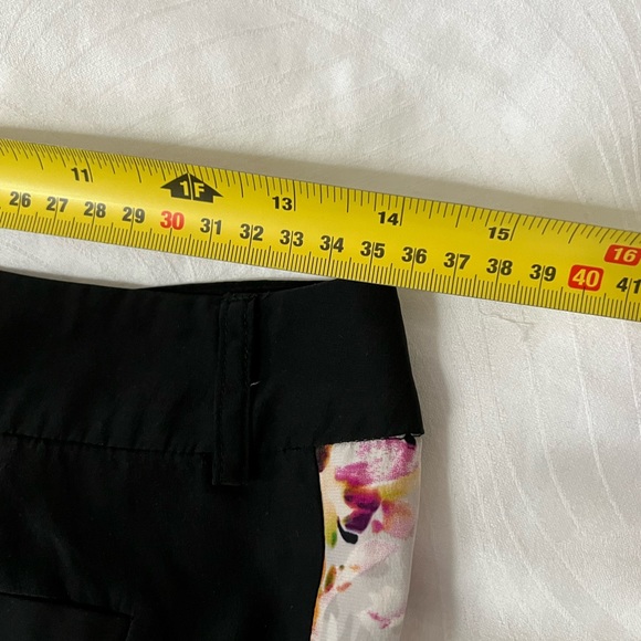 PARKER Silk Trousers with Floral Stripe - Picture 5 of 6